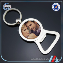 Hochzeitsdekorationen lieben Fotorahmen-Flaschenöffner keychain